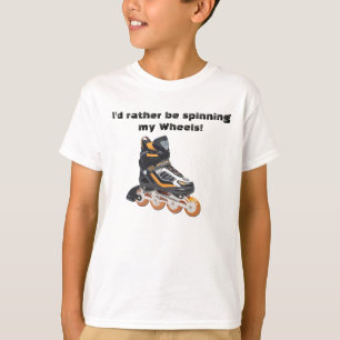 Inline åka skridskor T-tröja Tee Shirt