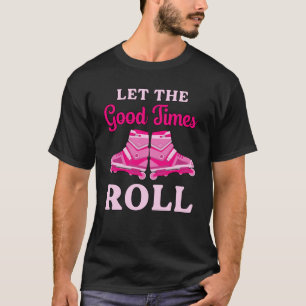 Inline Girl Skating Queen Skater Skates Funny Gift T Shirt