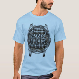 Inline Six Skeleton Engine Watch T Shirt