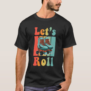 Inline Skate Rollerskiss Roller Eghties Outfit T Shirt