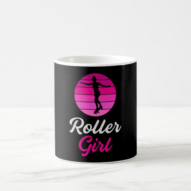 Inline Skater Girl Skating Queen Skates Funny Gift Kaffemugg (Center)