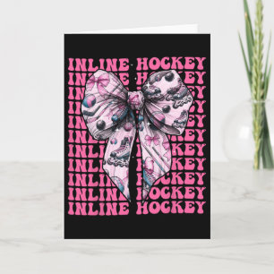 Inlineshockeyspelare Flickor Coquette Bow Rosa Ban Kort