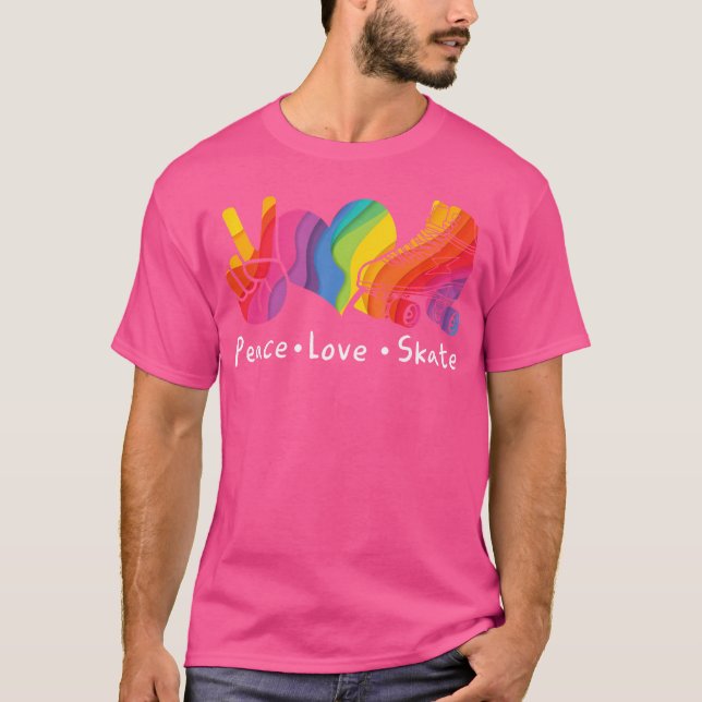 Inlineskor Rollerskating 70S 80S Rullnordisk  T Shirt (Framsida)