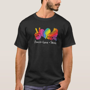 Inlineskor Rollerskridskoåkning 70-tal 80-tal Rull T Shirt
