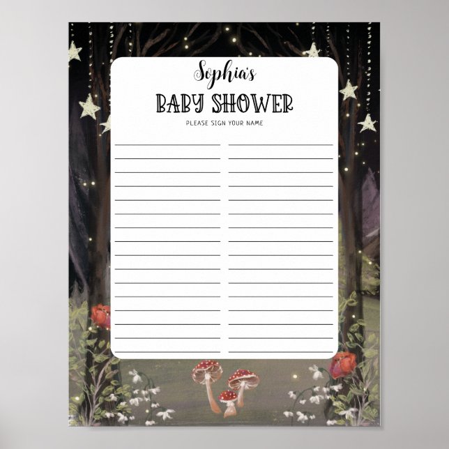 Inloggning av skjortbabybabyskor i Lakan Poster (Framsidan)