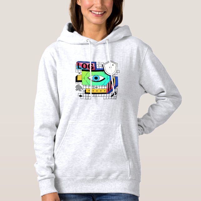 Inloggningssäkerhet Grafisk T-Shirt – Modern Tekni (Framsida)