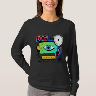 Inloggningssäkerhet Grafisk T-Shirt – Modern Tekni