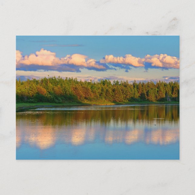 Inlopp vid solnedgång | New Brunswick, Kanada Vykort (Framsida)
