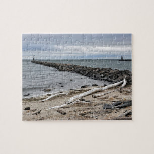 Inloppet vid Sjö Montauk Point Pussel