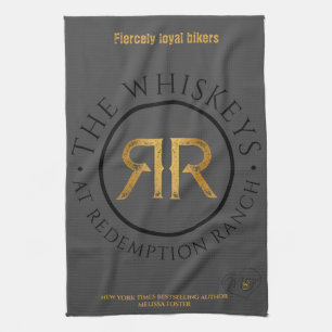 Inlösande Ranch Whiskeys Logotyp kökshandduk