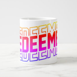Inlöst psalm 106:10 jumbo mugg