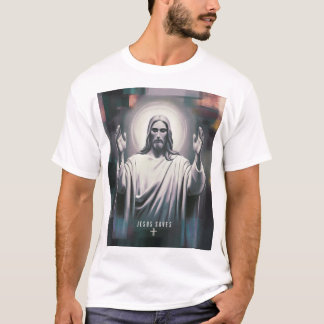 Inlösta: Jesus Saves T Shirt
