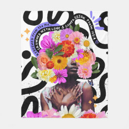 Inlösta och krökta, digitala samlingskonst, kriste fleecefilt