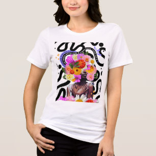 Inlösta och krökta, digitala samlingskonst, kriste t shirt
