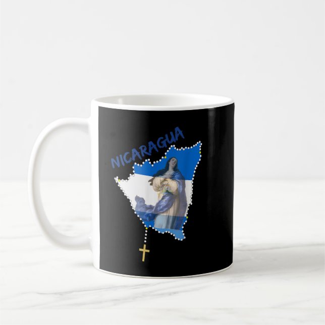 Inmaculada Concepcion De Maria Nicaragua  Camiseta Kaffemugg (Vänster)