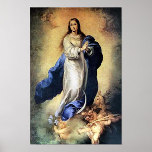 Inmaculat Conception 01A Virgin Mary Poster