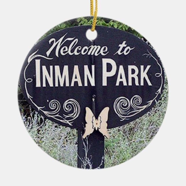 Inman Park, Inman Park Atlanta, Inman Park Julgransprydnad Keramik (Framsidan)