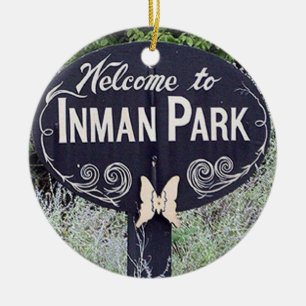 Inman parkerar, Atlanta julprydnadar Julgransprydnad Keramik