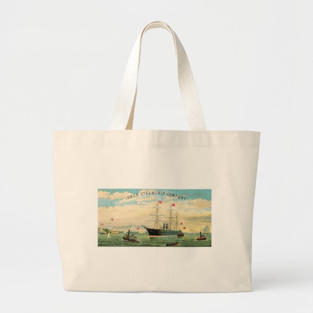Inman Steamship Company Jumbo Tygkasse (Framsidan)