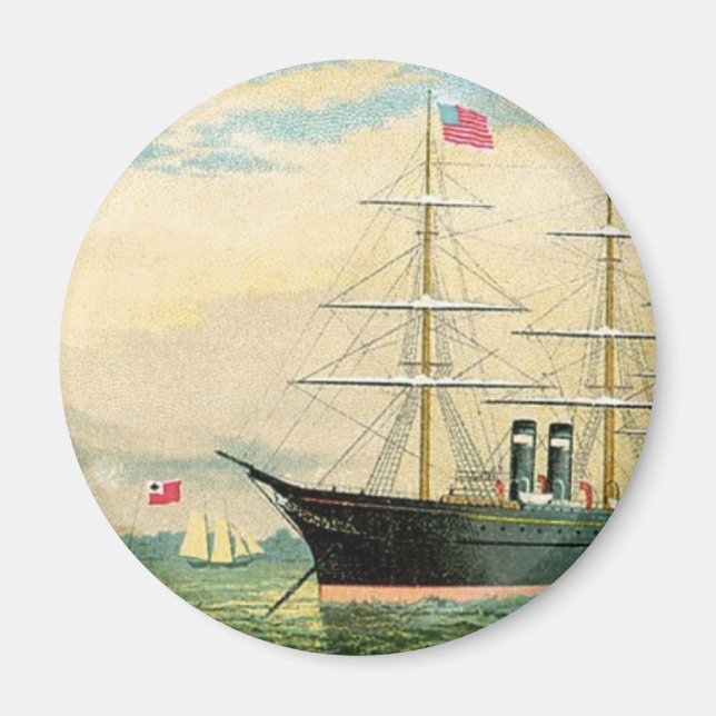 Inman Steamship Company Magnet (Framsidan)