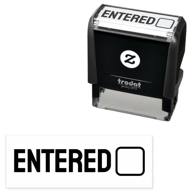 Inmatad Frimärke för självkontroll vid dokumentbea Självfärgande Stämpel (In Situ)