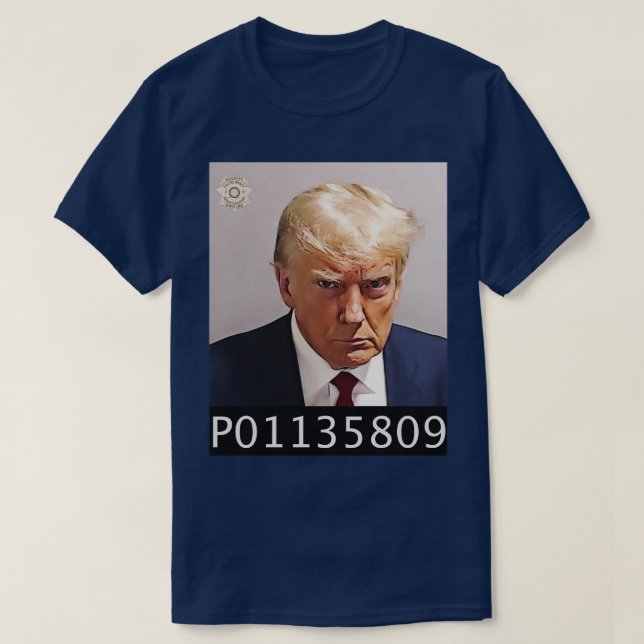Inmate P01135809 Mugg Shot T Shirt (Design framsida)