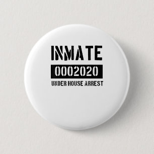 Inmate Prisoner Halloween 2020-fängelset Knapp
