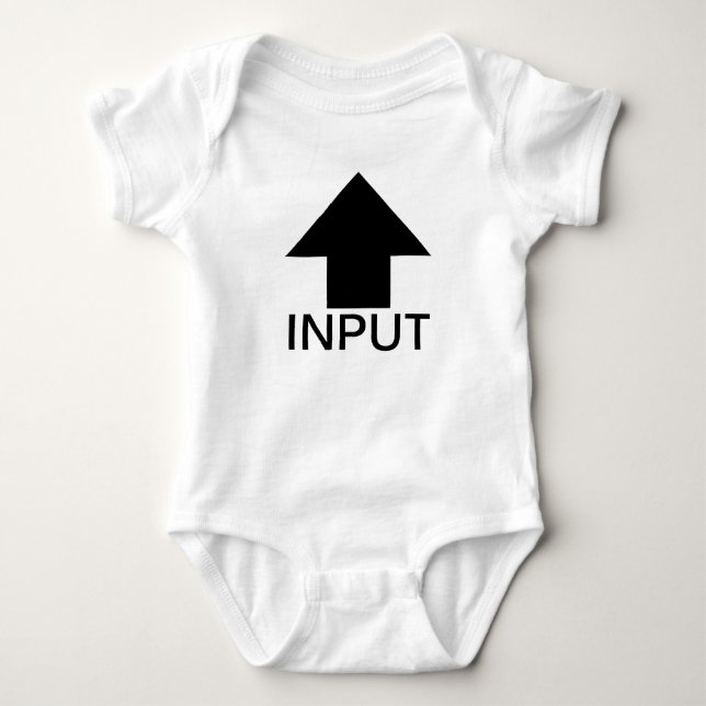 Inmatnings/utmatnings Tee Shirt (Framsida)