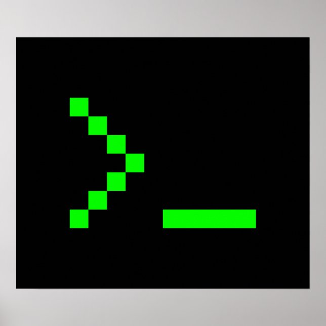 Inmatningsfråga för old school-datortext poster (Framsidan)