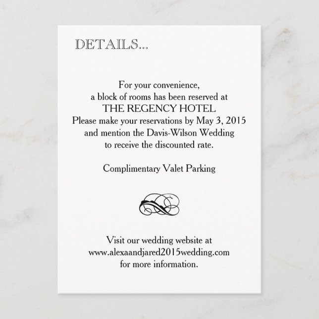 Inmatningskort för anvisningar och information vykort (Framsida)