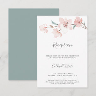 Inmatningskort för Blommar av körsbär i Vår Tilläggskort