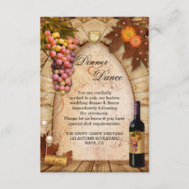 Inmatningskort för bröllop tilläggskort