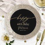 Inmatningskort för Grattis på födelsedagen Black G Meny<br><div class="desc">Tittar du ett enkelt inmatningskort för calligraphy charger? Titta inte längre! Jag tillhandahåller en kompletterande anpassningstjänst,  så jag kan gärna nå ut till mig med frågor eller speciella krav.</div>