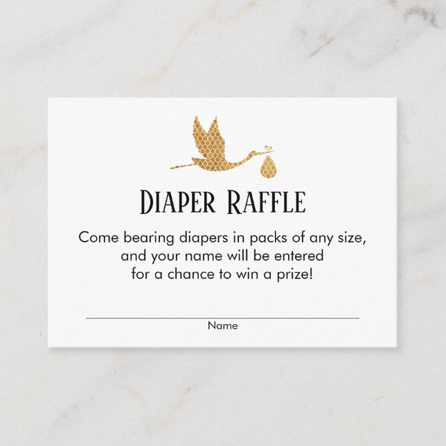 Inmatningskort för Raffle Biljett i Guld Tilläggskort (Framsida)