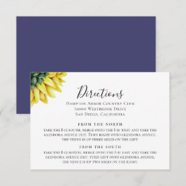 Inmatningskort för rustiska solrosriktningar i Lan Inbjudningar