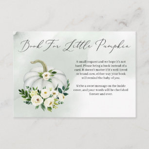 Inmatningskort för vattenfärgsliten pumpa Bok Tilläggskort