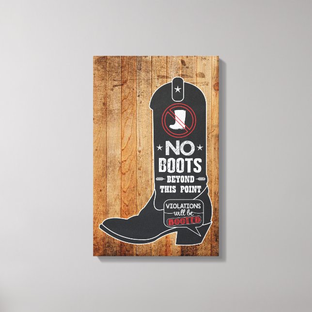 Inmatningssignatur för Rustik kalkboard Canvastryck (Framsida)