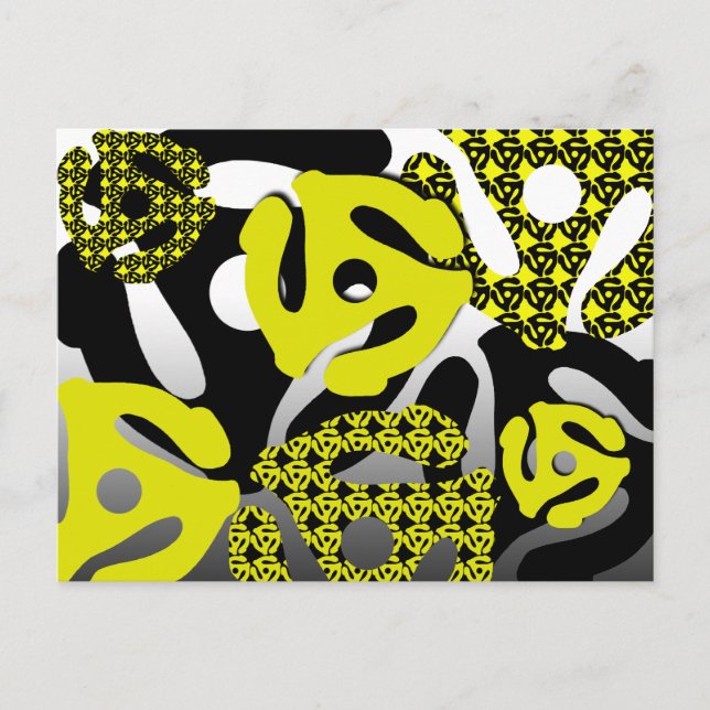 Inmatningsvykort för post på 45 varv/min vykort (Framsida)