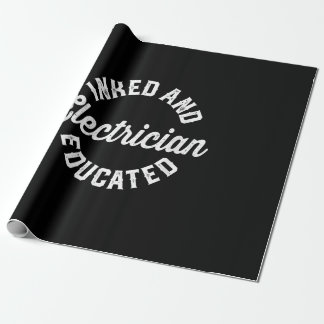 Inmed och Electrician Educated Gift Presentpapper