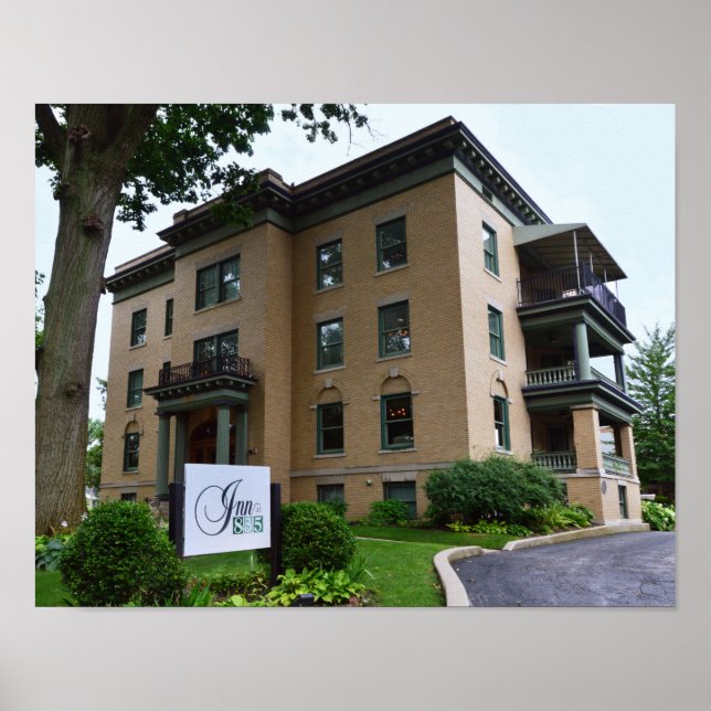 Inn vid 835, Springfield, Illinois, Side, 14x11 Poster (Framsidan)