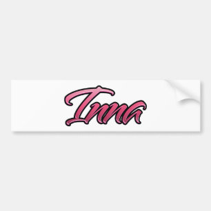 Inna faded rosa Aufkleber Sticker Bildekal