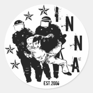 INNA Sticker "INNAkiwara" Runt Klistermärke