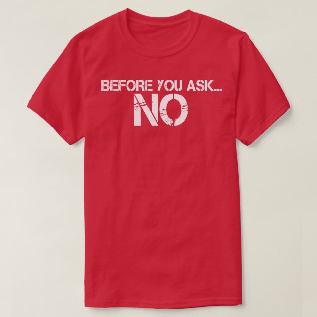 INNAN DU FRÅGA NR 1 T SHIRT (Design framsida)