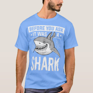 Innan du frågade var det en marin biologi t shirt