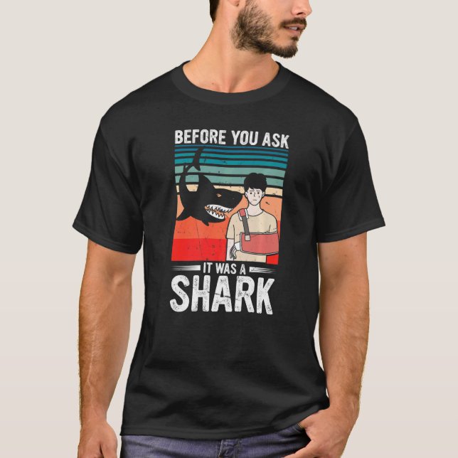 Innan du frågar var det en brun ben t shirt (Framsida)
