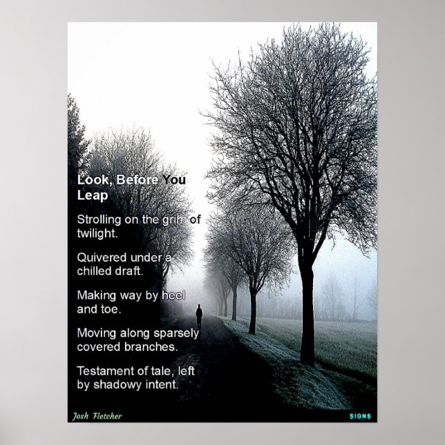 Innan du går poster (Framsidan)