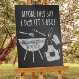 Innan jag gör BBQ-Möhippans Förlovning Välkommen Poster
