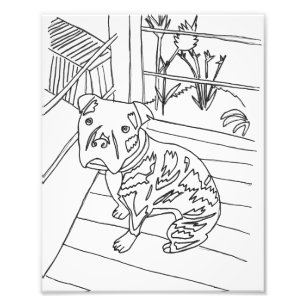 Innan Valpen skrivs ut Fototryck