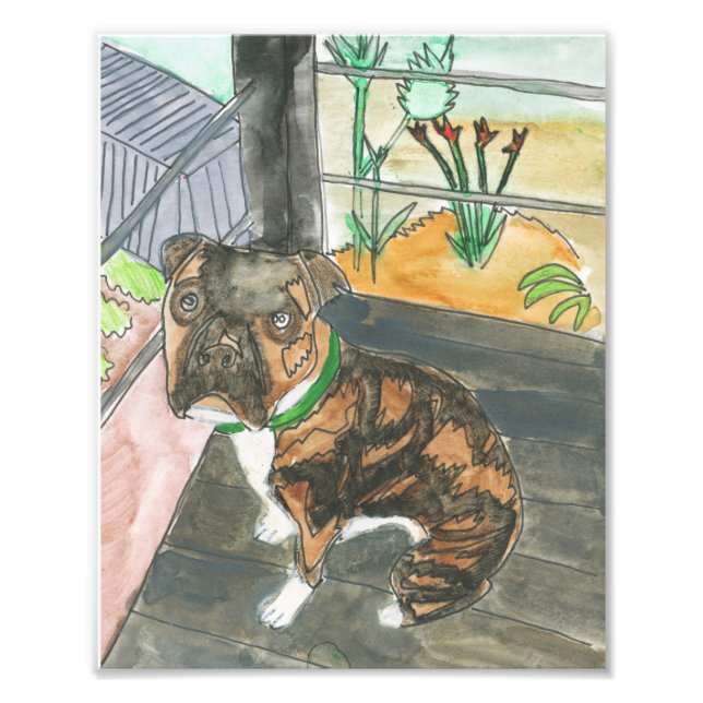 Innan Valpen skrivs ut Fototryck (Framsidan)