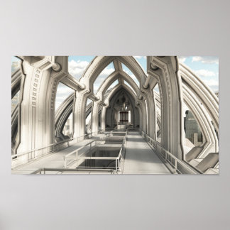 Innanför en framtida stad poster